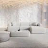 Strukturstoff L-Form Sofa Poliva – Bild 19