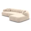 Samtstoff L-Form Sofa Poliva – Bild 82