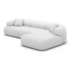 Echtleder L-Form Sofa Poliva – Bild 53