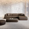 Kunstleder L-Form Sofa Poliva – Bild 2
