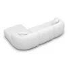 Kunstleder L-Form Sofa Poliva – Bild 49