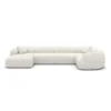 Bouclé U-Form XL Wohnlandschaft Poliva – Bild 20