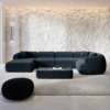 Cord U-Form XL Wohnlandschaft Poliva – Bild 5