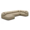 Echtleder U-Form XL Wohnlandschaft Poliva – Bild 23