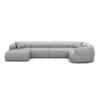 Echtleder U-Form XL Wohnlandschaft Poliva – Bild 33