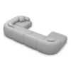 Echtleder U-Form XL Wohnlandschaft Poliva – Bild 34