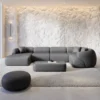 Kunstleder U-Form XL Wohnlandschaft Poliva – Bild 9