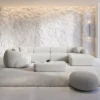 Bouclé U-Form XL Wohnlandschaft Poliva – Bild 6