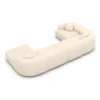 Strukturstoff U-Form XL Wohnlandschaft Poliva – Bild 62