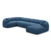 Strukturstoff U-Form XL Wohnlandschaft Poliva – Bild 63