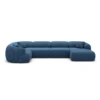 Strukturstoff U-Form XL Wohnlandschaft Poliva – Bild 64