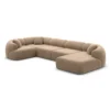 Samtstoff U-Form XL Wohnlandschaft Poliva – Bild 61