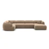 Samtstoff U-Form XL Wohnlandschaft Poliva – Bild 62