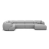 Echtleder U-Form XL Wohnlandschaft Poliva – Bild 57