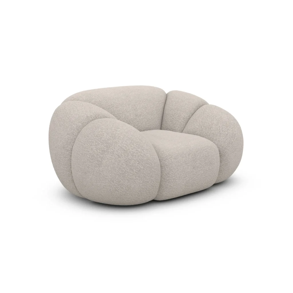 Bouclé Sessel Savira