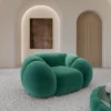 Samtstoff Sessel Savira – Bild 7