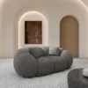 Bouclé 2-Sitzer Couch Savira – Bild 3