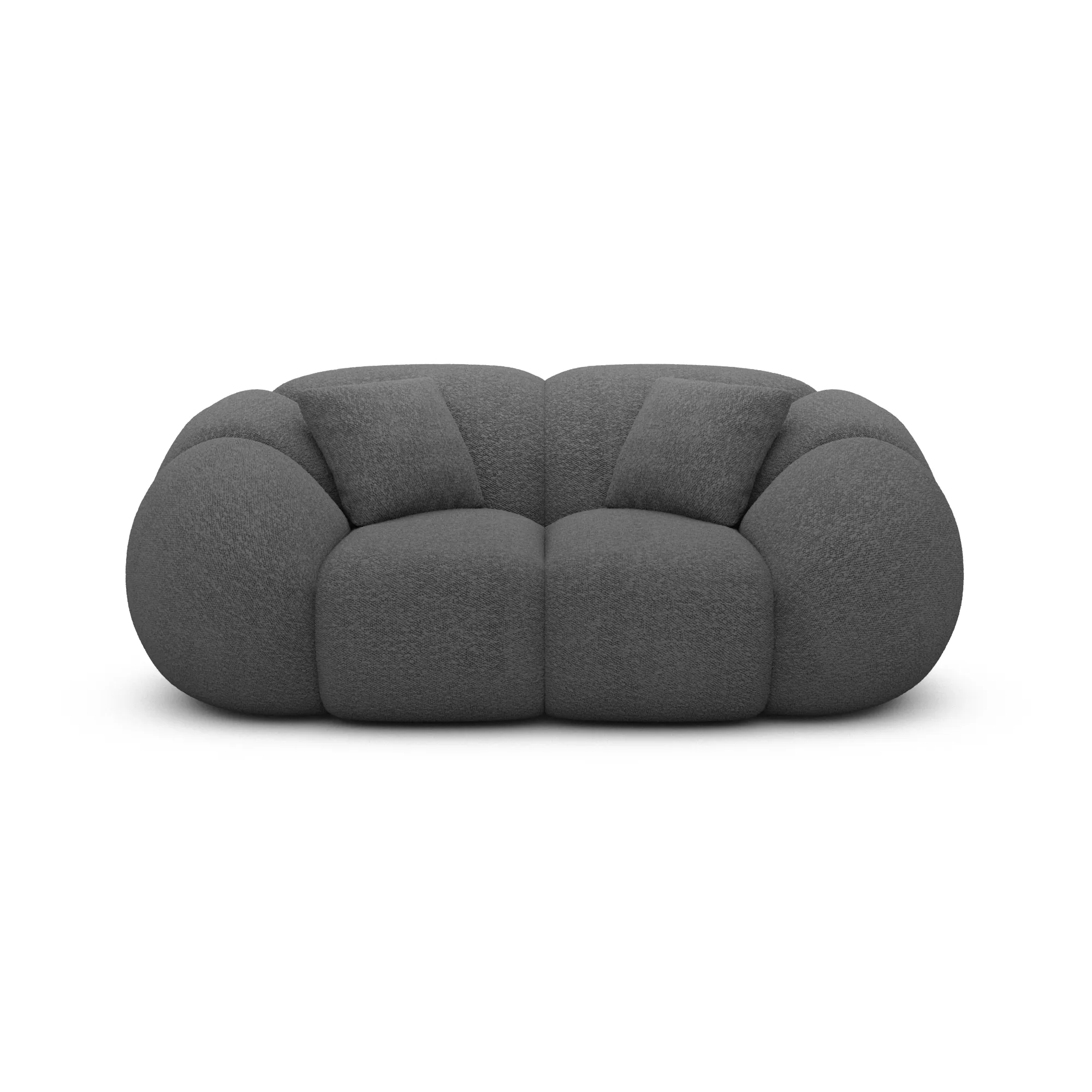 Bouclé 2-Sitzer Couch Savira – Bild 8