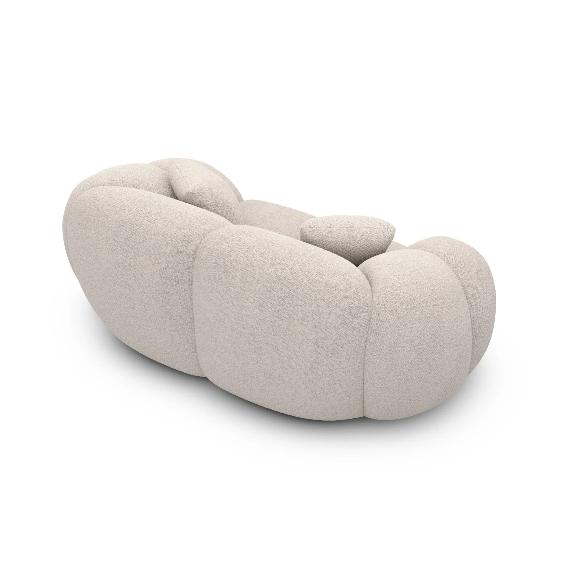 Bouclé 2-Sitzer Couch Savira – Bild 12