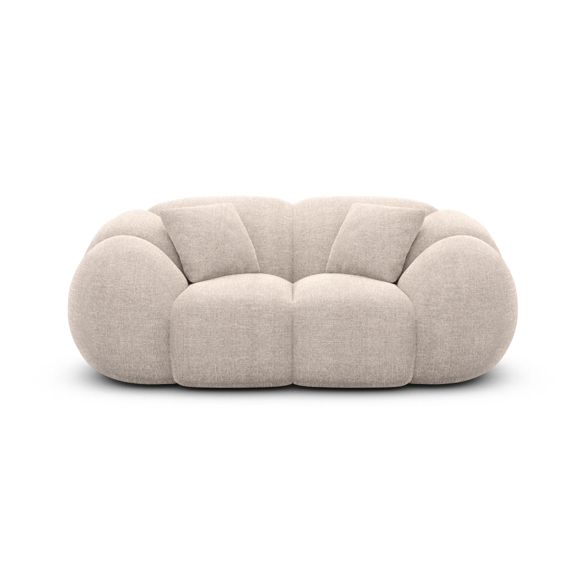 Strukturstoff 2-Sitzer Couch Savira – Bild 24