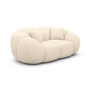 Strukturstoff 2-Sitzer Couch Savira