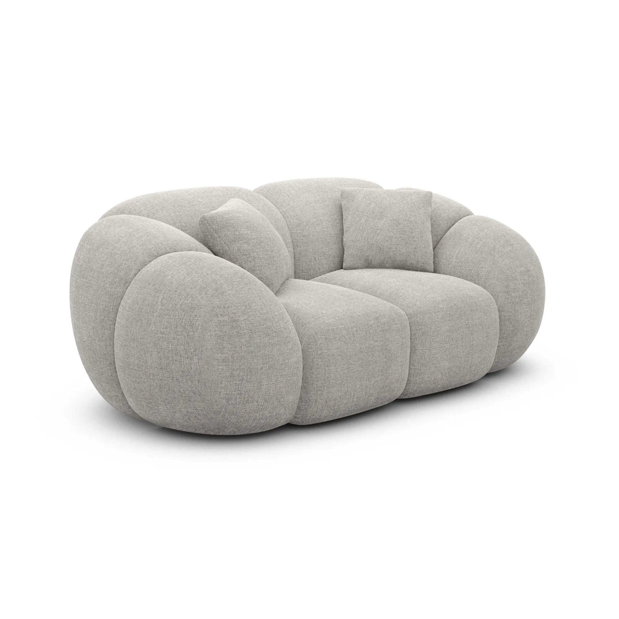Strukturstoff 2-Sitzer Couch Savira – Bild 14