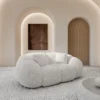 Strukturstoff 2-Sitzer Couch Savira – Bild 5