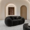 Samtstoff 2-Sitzer Couch Savira – Bild 4