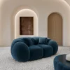 Samtstoff 2-Sitzer Couch Savira – Bild 10