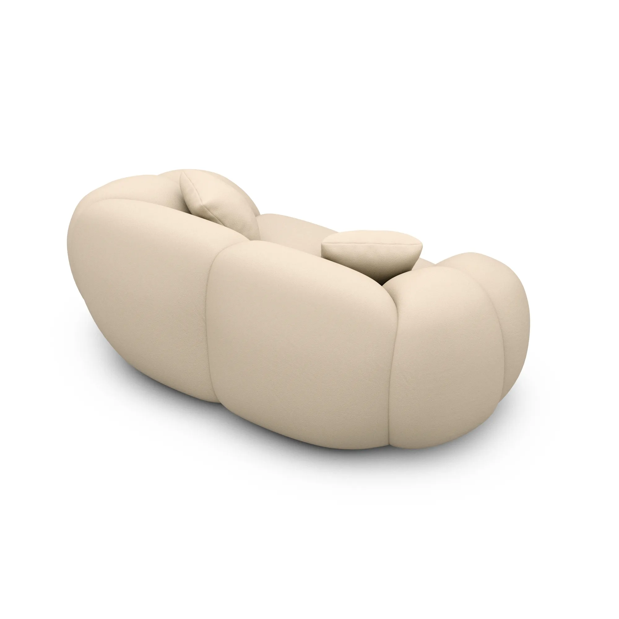 Echtleder 2-Sitzer Couch Savira – Bild 32