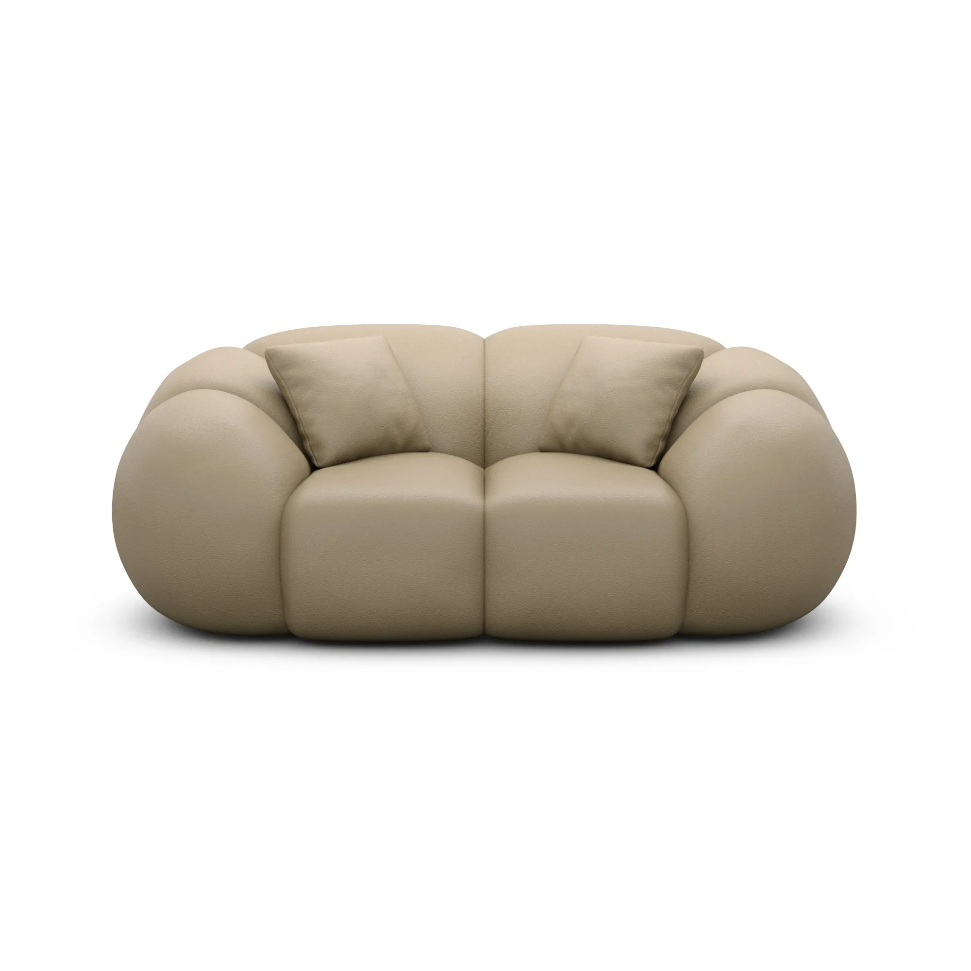 Echtleder 2-Sitzer Couch Savira – Bild 16
