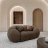 Echtleder 2-Sitzer Couch Savira – Bild 6