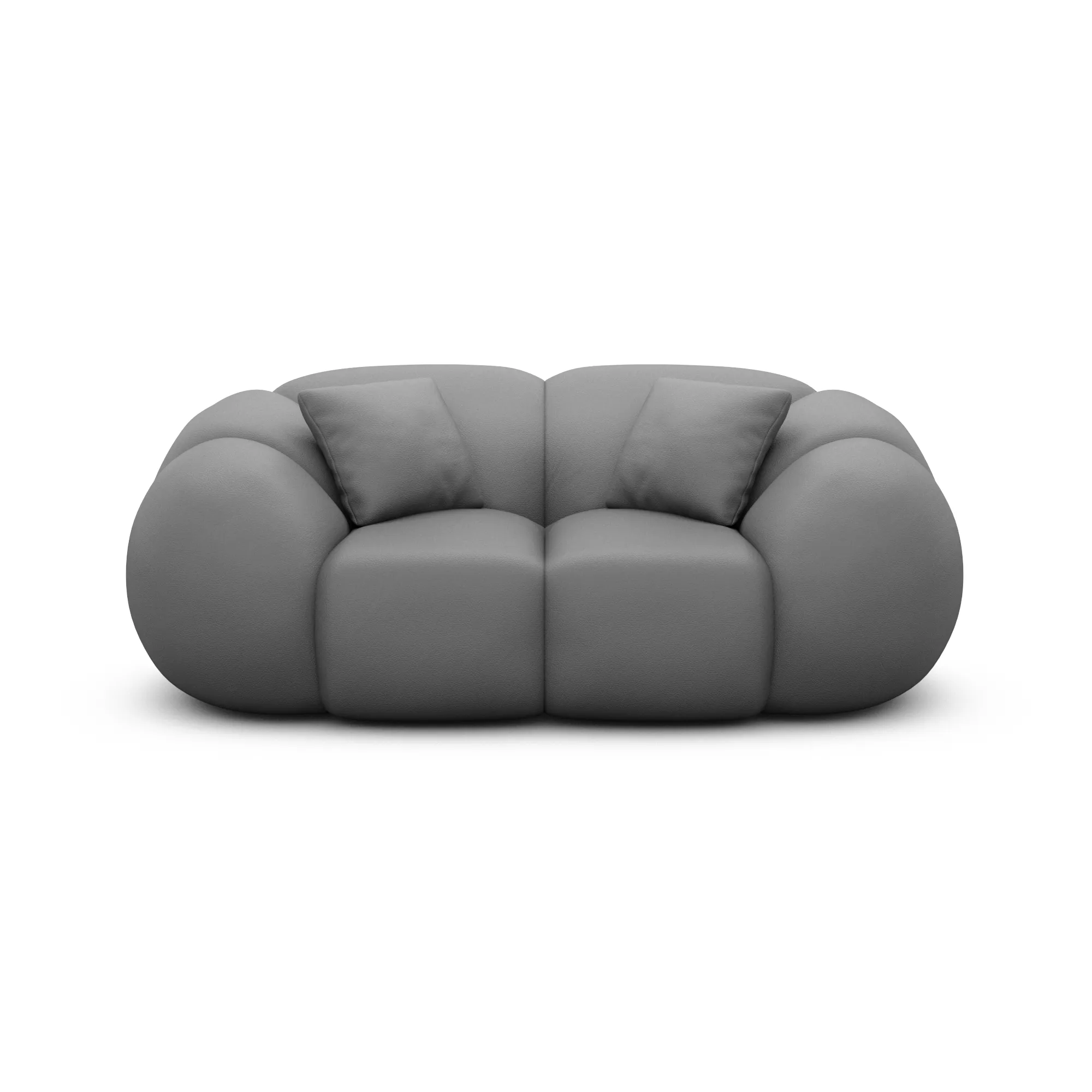 Echtleder 2-Sitzer Couch Savira – Bild 22