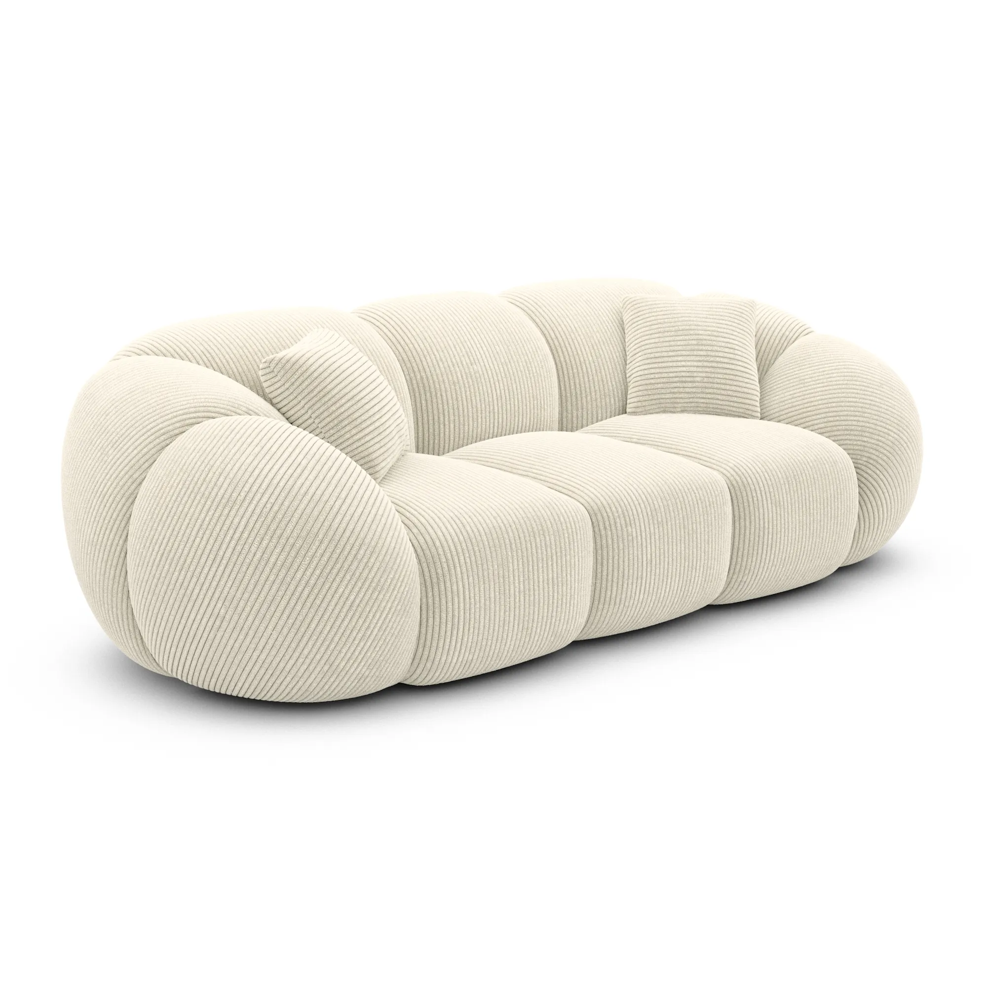 Cord 3-Sitzer Couch Savira – Bild 8