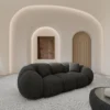 Strukturstoff 3-Sitzer Couch Savira – Bild 7