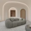 Strukturstoff 3-Sitzer Couch Savira – Bild 2