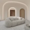 Strukturstoff 3-Sitzer Couch Savira – Bild 3