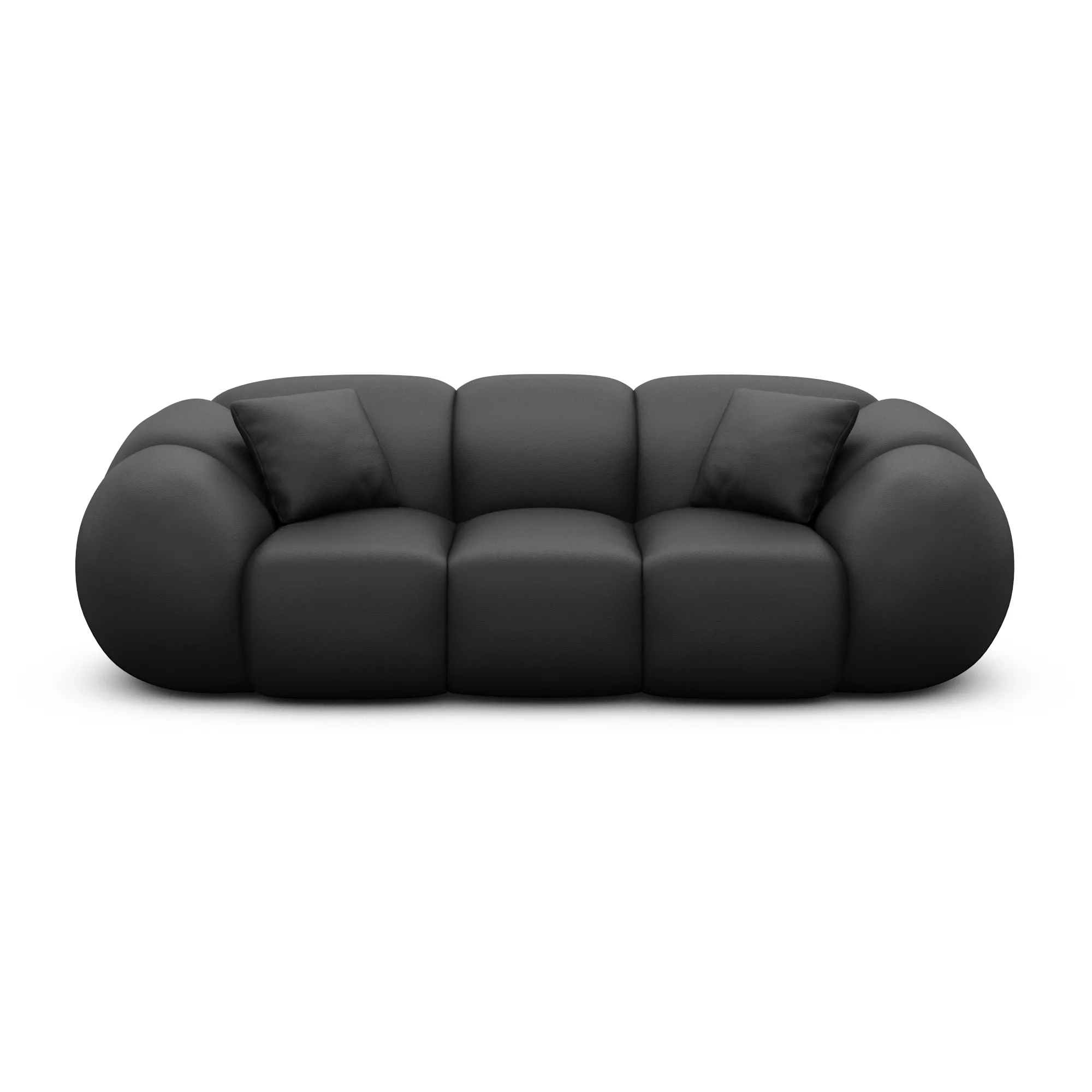 Echtleder 3-Sitzer Couch Savira – Bild 13