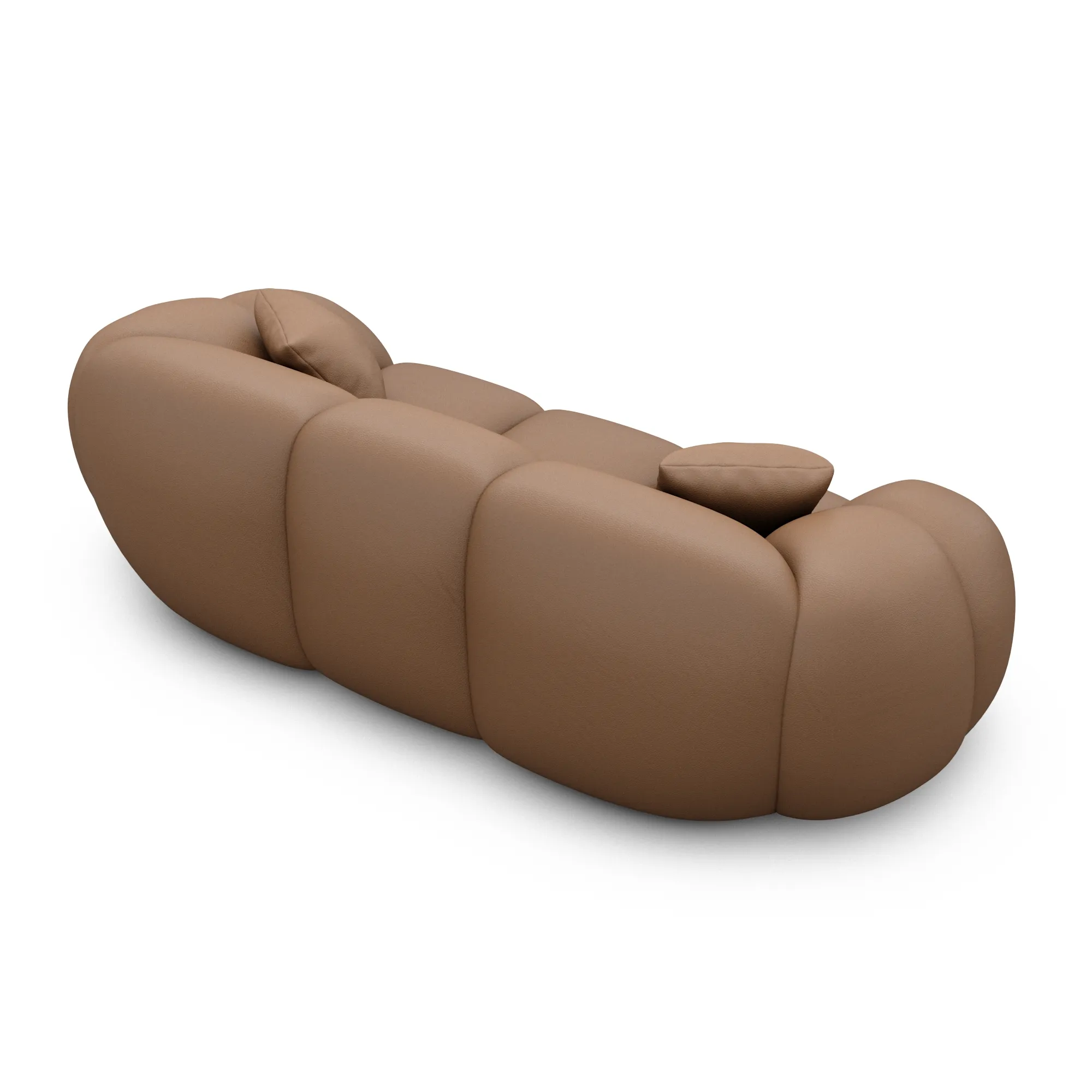 Echtleder 3-Sitzer Couch Savira – Bild 17