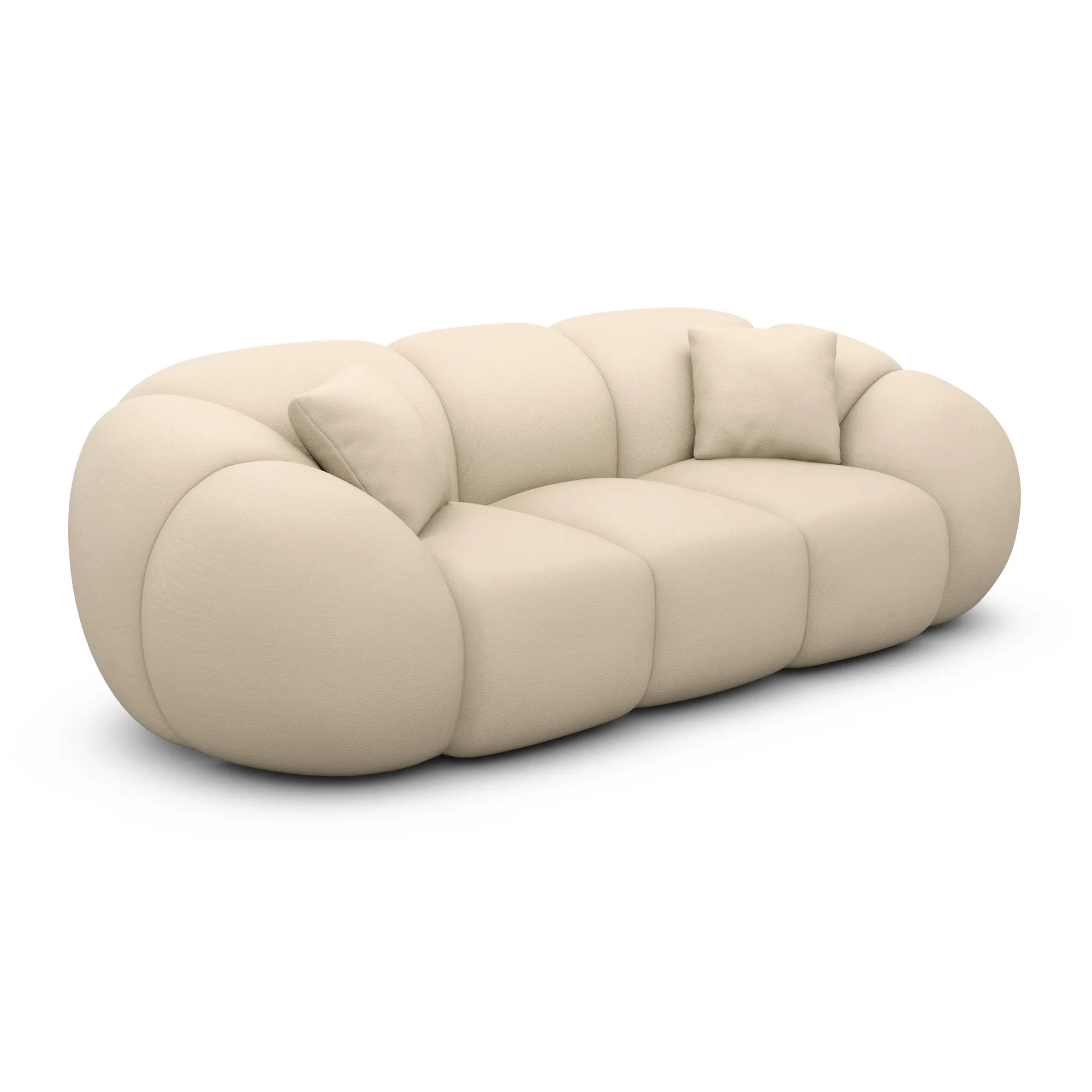 Kunstleder 3-Sitzer Couch Savira – Bild 27