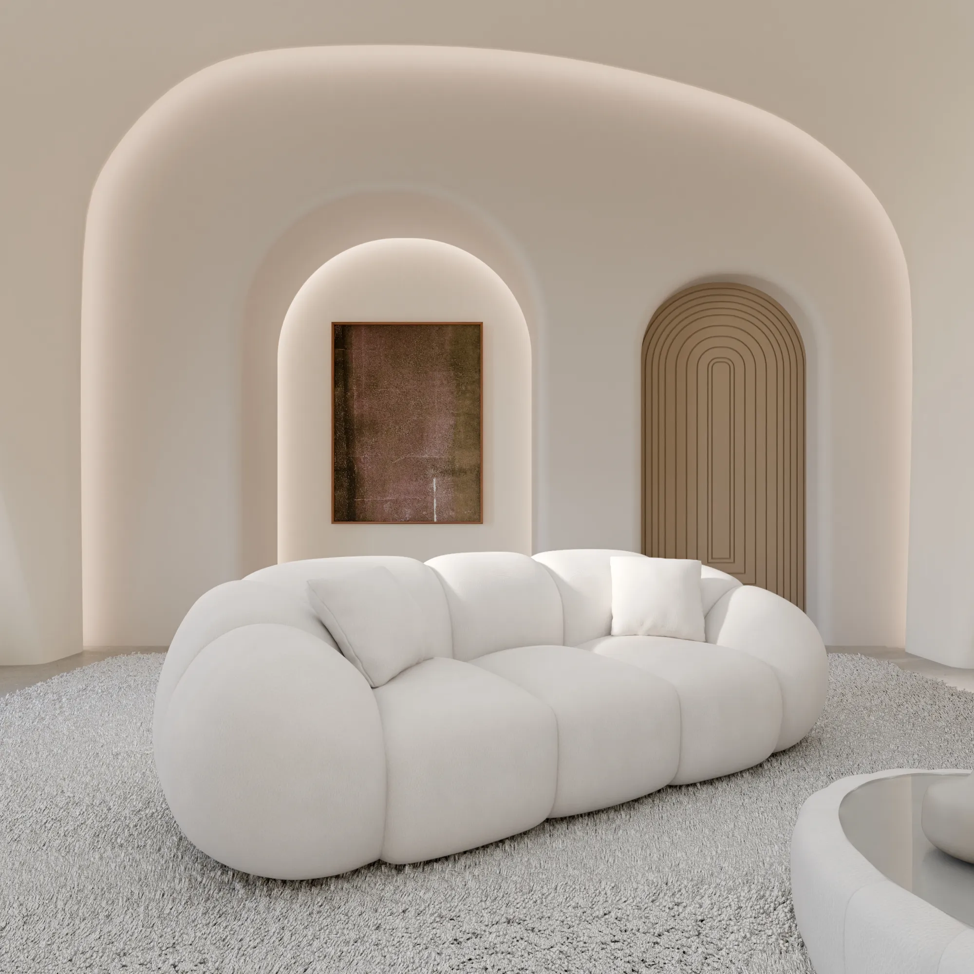 Kunstleder 3-Sitzer Couch Savira – Bild 6