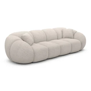 Bouclé 4-Sitzer Couch Savira