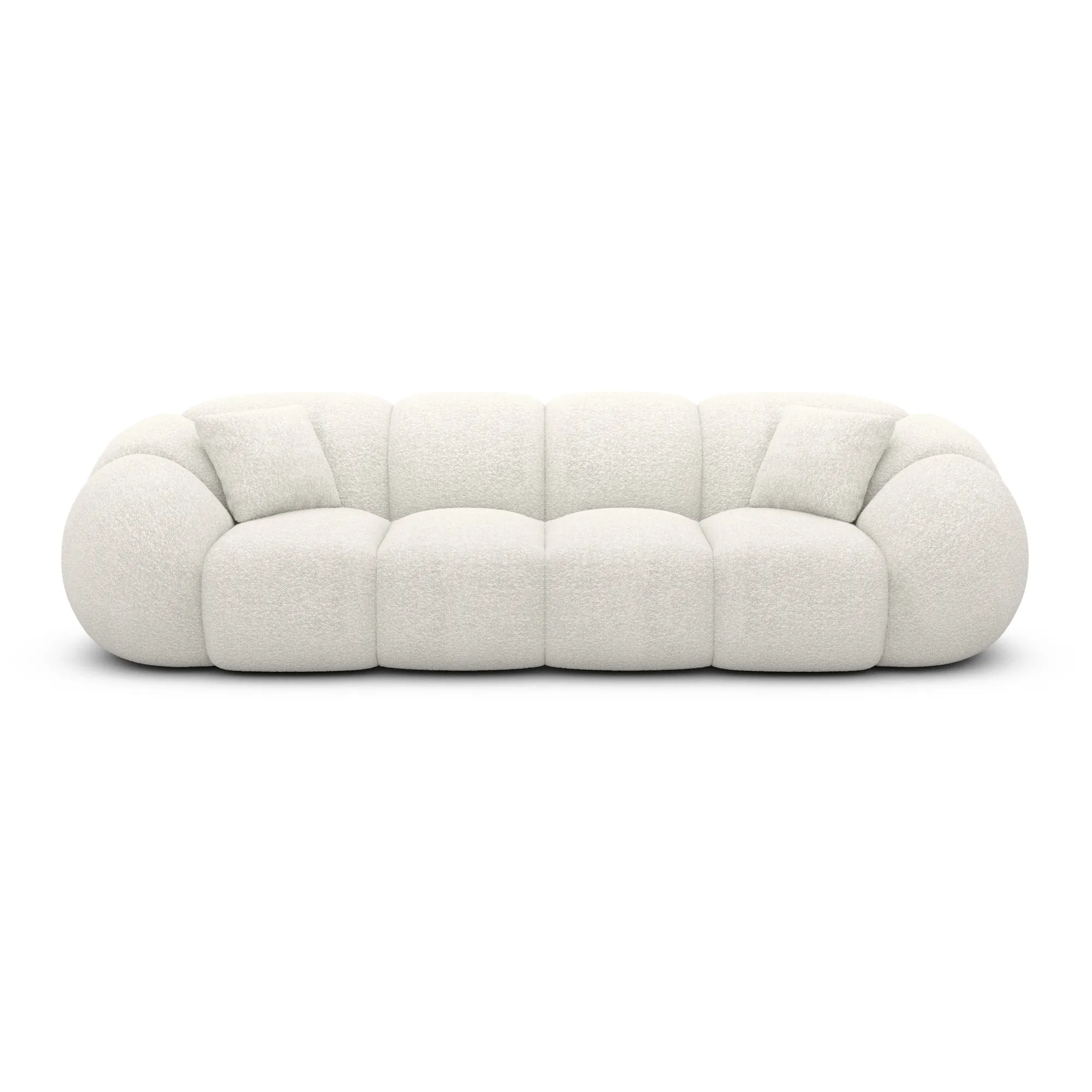 Bouclé 4-Sitzer Couch Savira – Bild 11