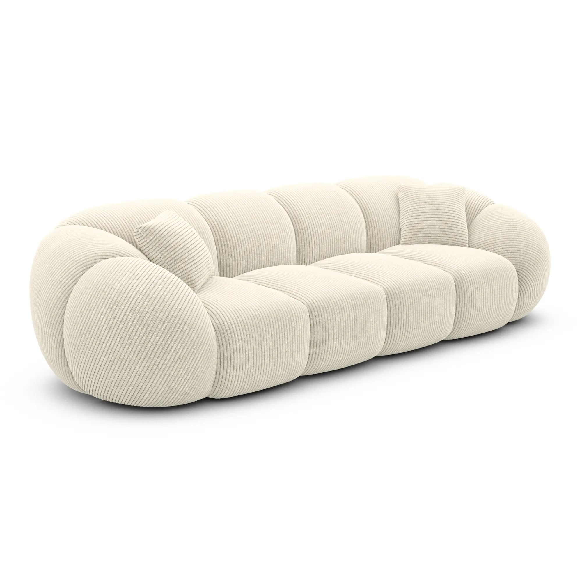 Cord 4-Sitzer Couch Savira – Bild 5