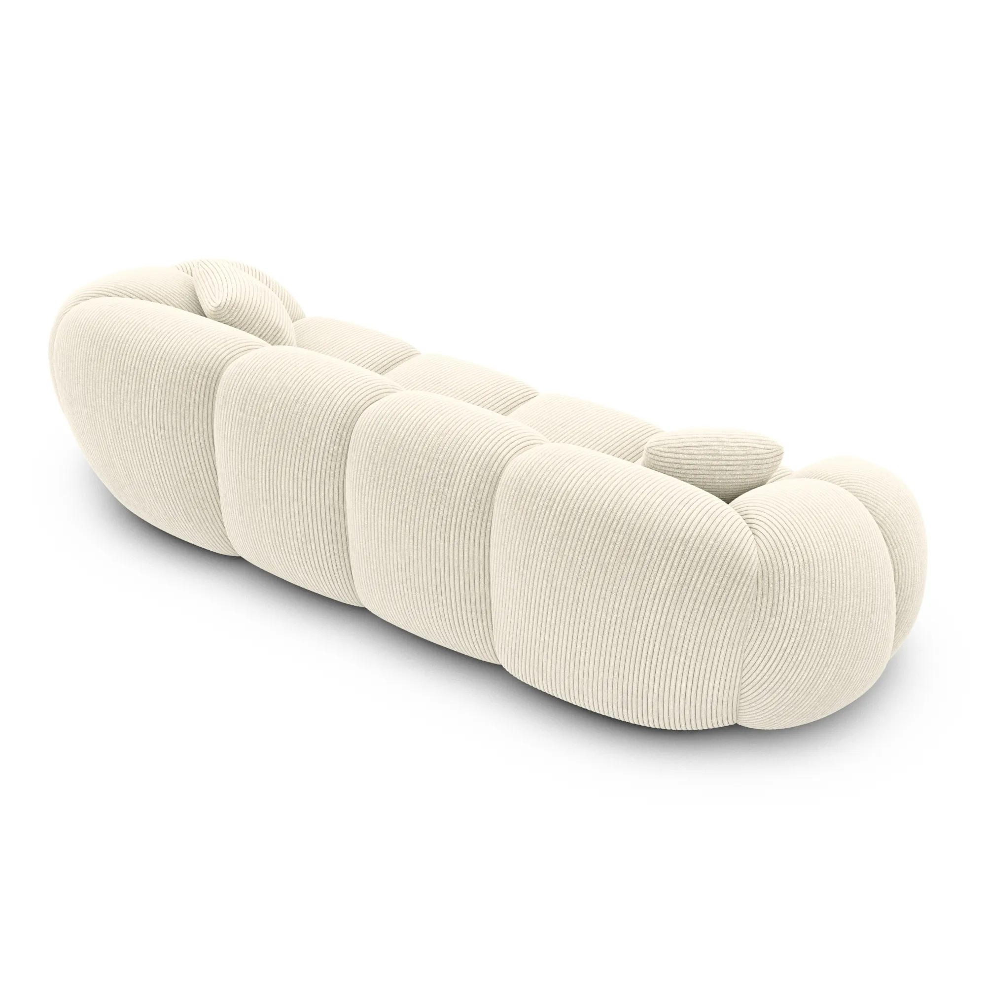Cord 4-Sitzer Couch Savira – Bild 7