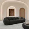 Strukturstoff 4-Sitzer Couch Savira – Bild 8