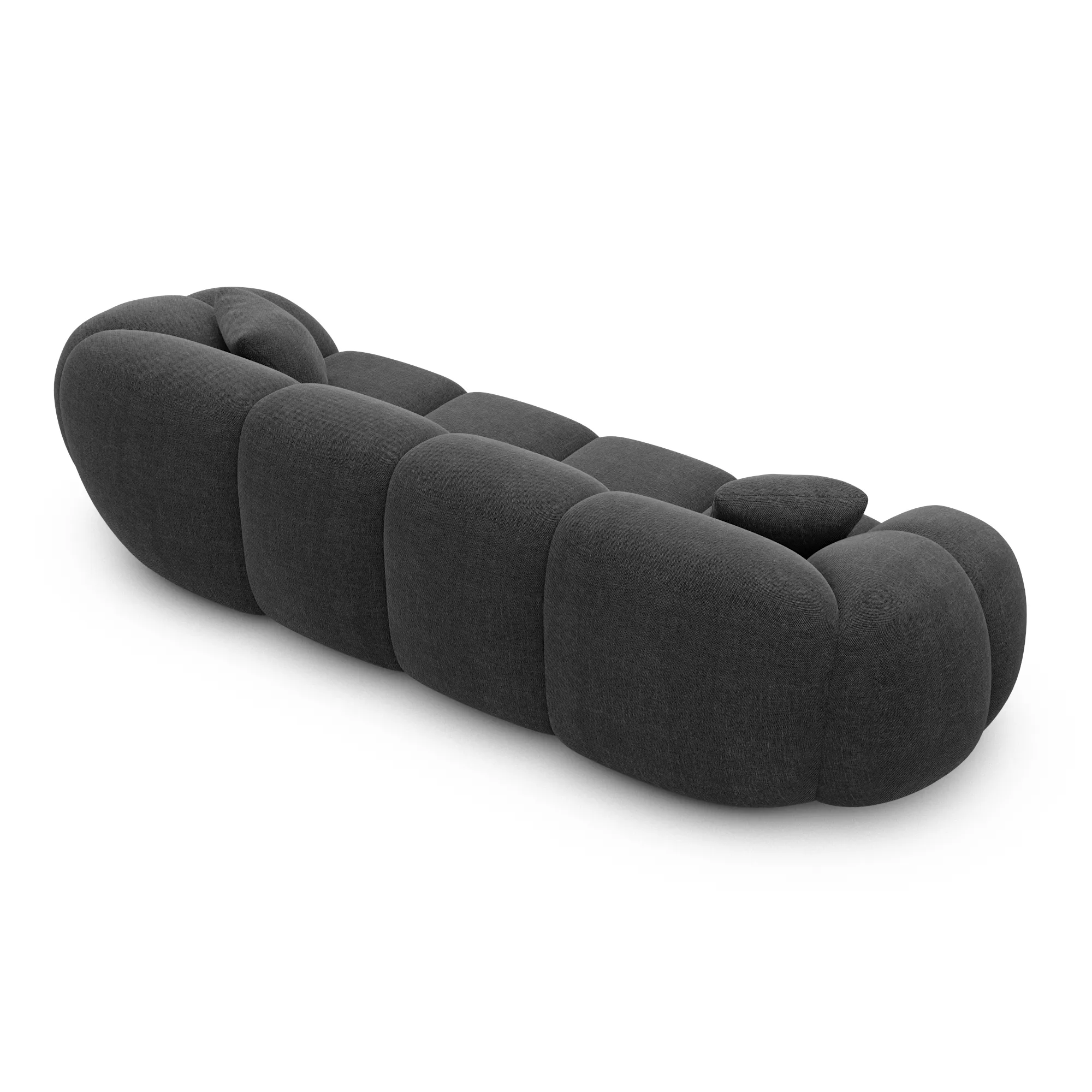Strukturstoff 4-Sitzer Couch Savira – Bild 40