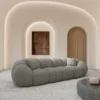Strukturstoff 4-Sitzer Couch Savira – Bild 3