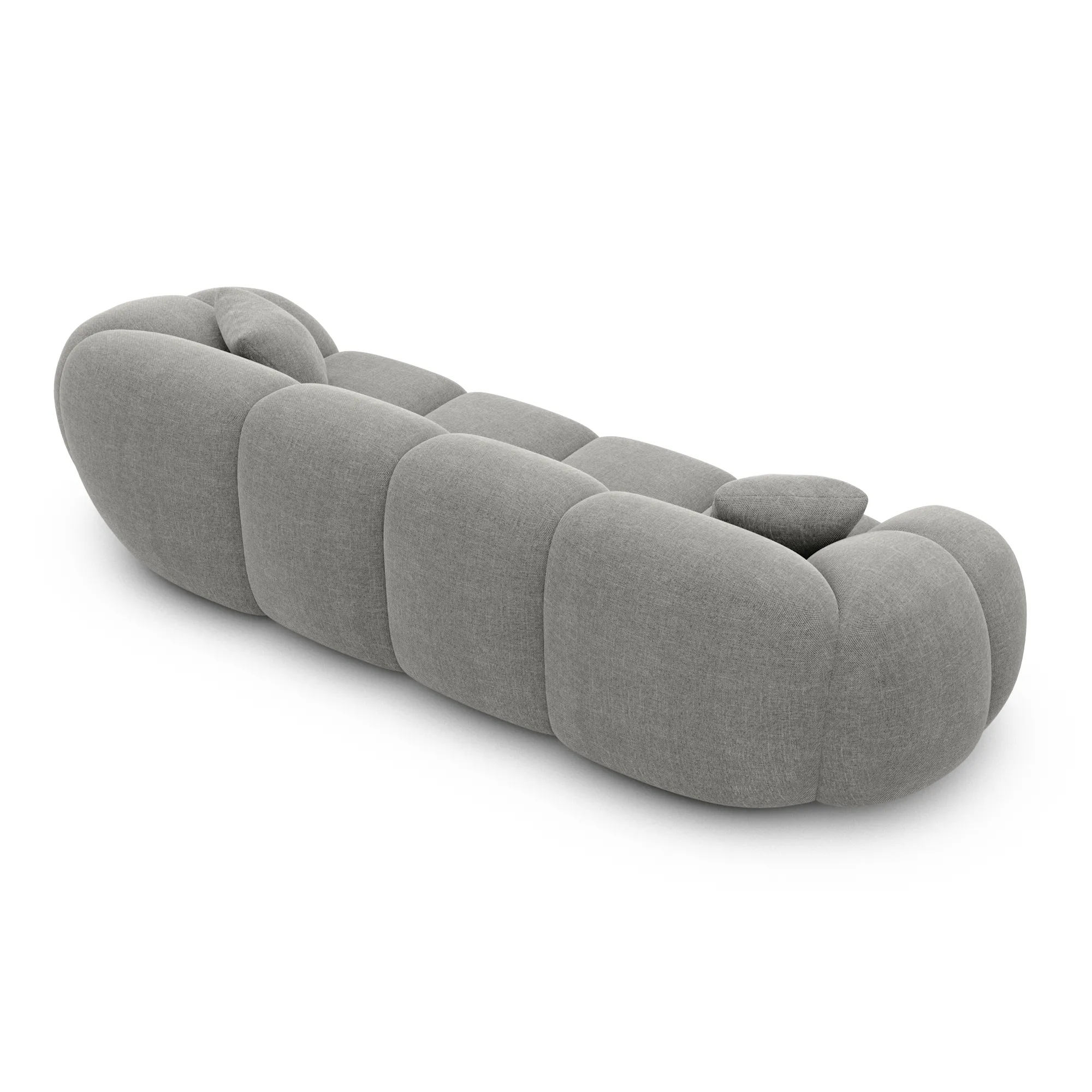 Strukturstoff 4-Sitzer Couch Savira – Bild 25