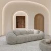 Strukturstoff 4-Sitzer Couch Savira – Bild 4